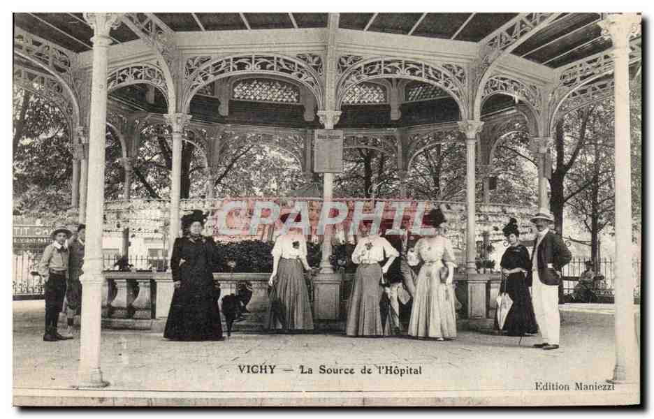 CPA Thermalisme Vichy La source de l'hopital
