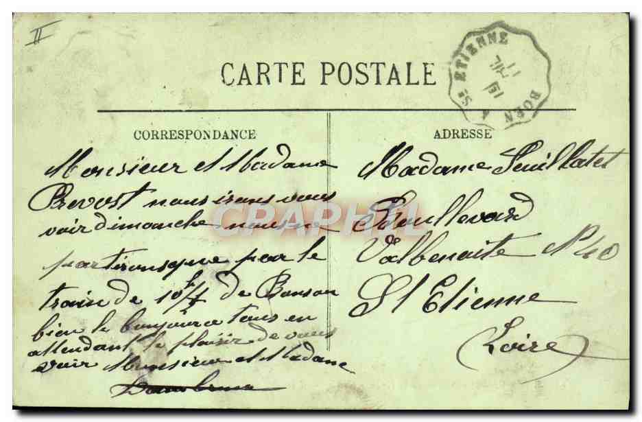 CPA Thermalisme Vichy La source de la grande grille — Rückseite