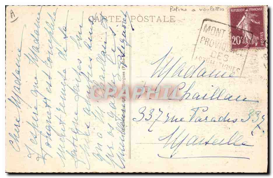 Le Mont-Dore — Salon du Capucin — Le Skating — g.d'o. - 860 — Verso