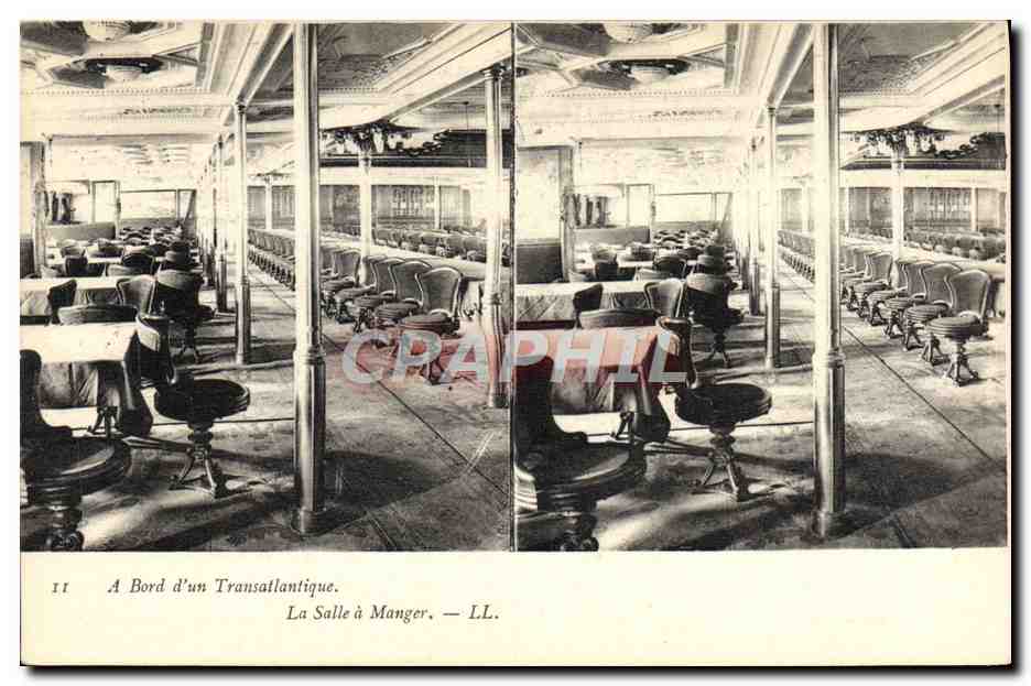 La Sala da Pranzo — A Bord d'un Transatlantique — LL.