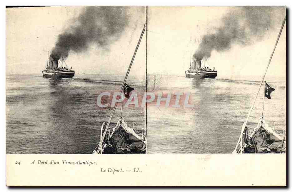 A Bordo de un Transatlántico — La Partida. — LL.