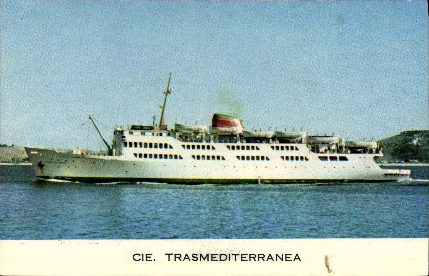 Cie. Trasmediterranée — Navire de croisière — Éditeur : Anel - Granada