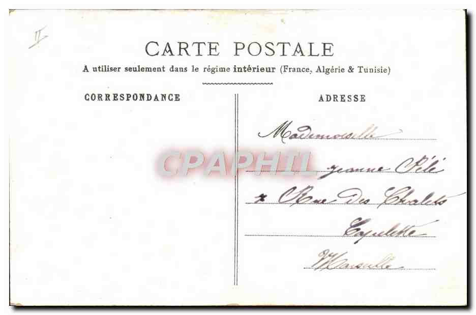CPA Prenom Jeanne — Rückseite