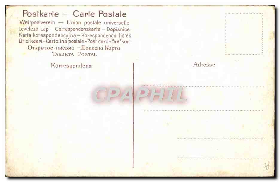CPA Fantaisie Illustrateur Femme  — Rückseite
