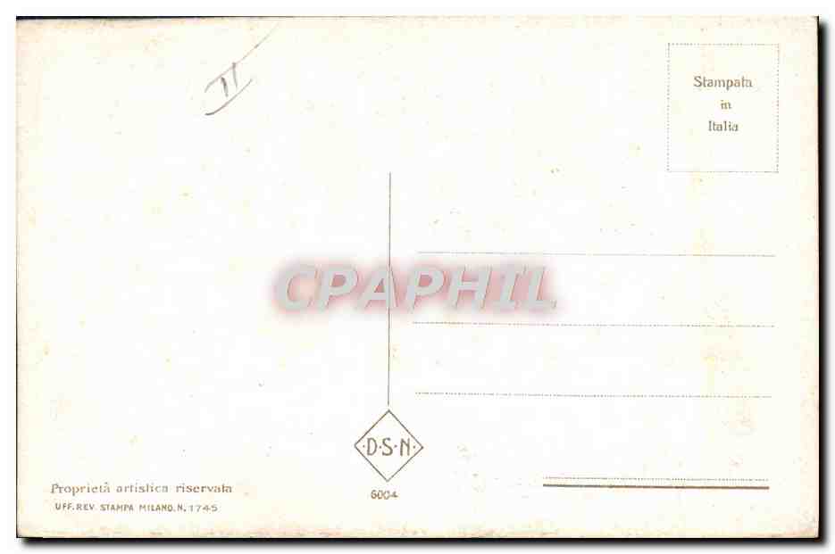 CPA Fantaisie Illustrateur Femme Buone Notizie — Rückseite
