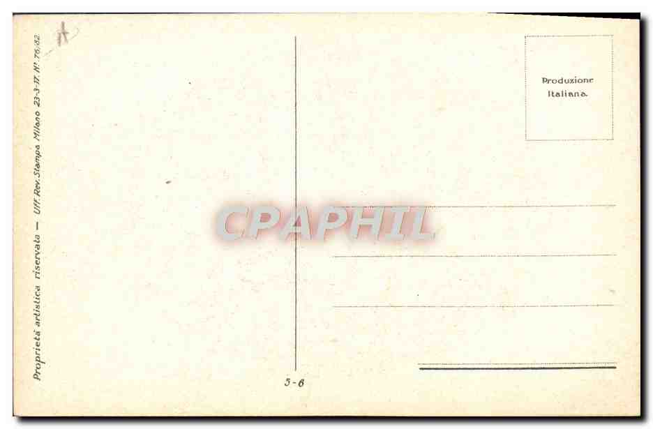 CPA Fantaisie Illustrateur Femme Arlequin — Rückseite