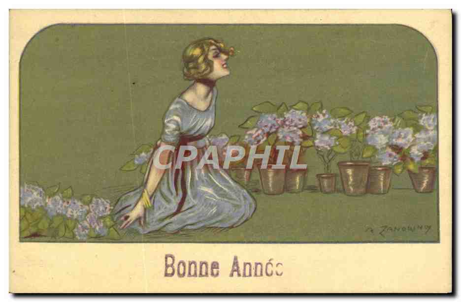 CPA Fantaisie Illustrateur Homme