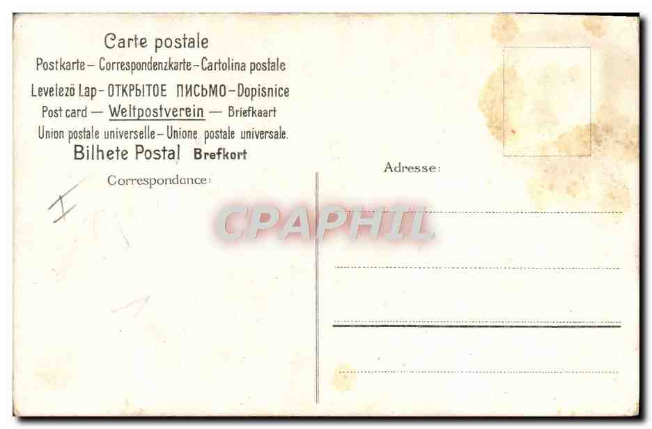 CPA Fantaisie Illustrateur Femme  — Rückseite