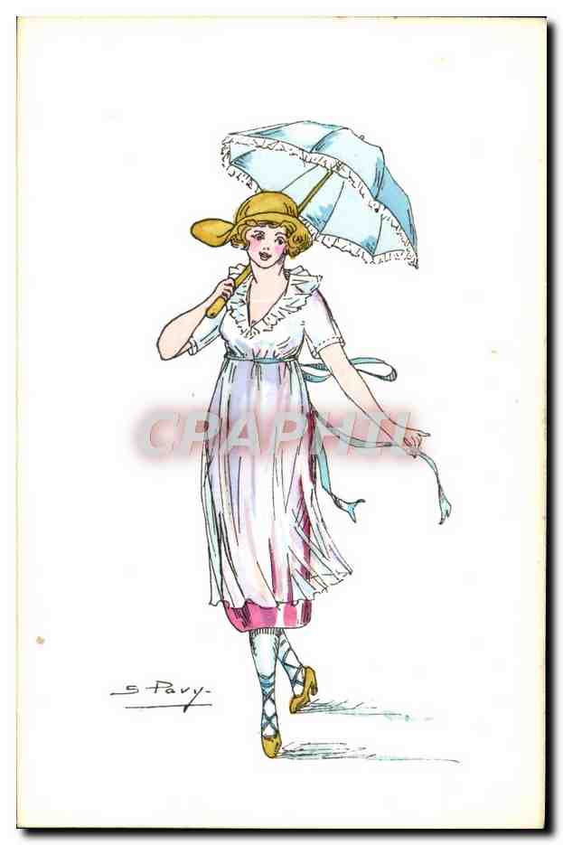 CPA Fantaisie Illustrateur Femme Pavy