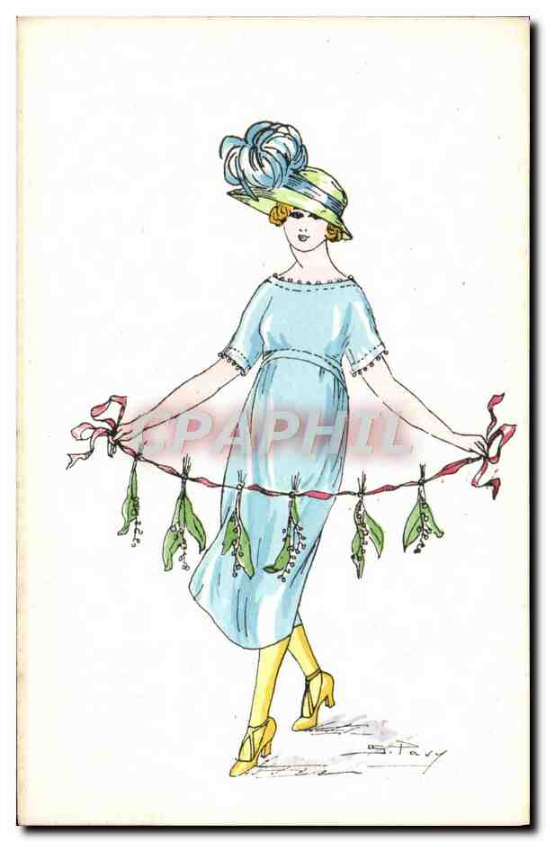 CPA Fantaisie Illustrateur Femme Pavy