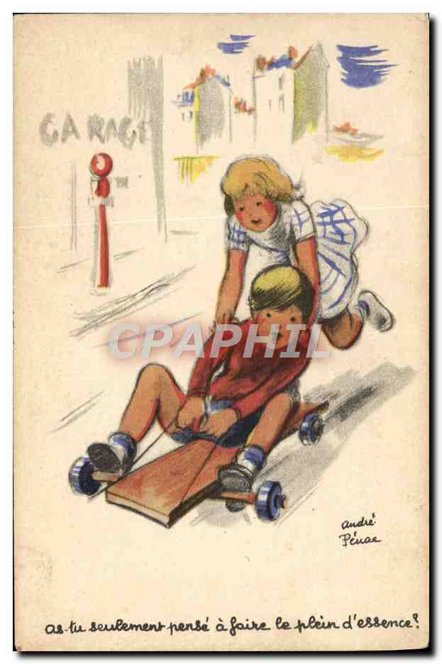 CPA Fantaisie Illustrateur Enfants Andre penac 