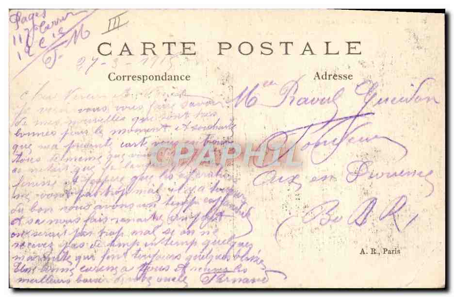 CPA Militaria La nouvelle artillerie lourde francaise Le mortier de 350 — Rückseite