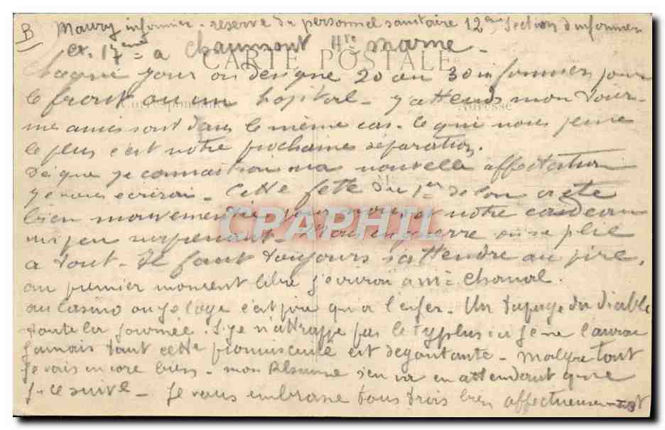 CPA Militaria Cuisine roulante de l'armee anglaise  — Rückseite
