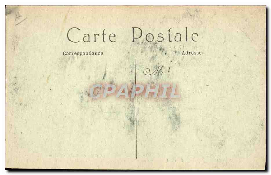 CPA Militaria Paris 14 juillet 1919 Fetes de la Victoire Pyramide de canons Coq  — Rückseite