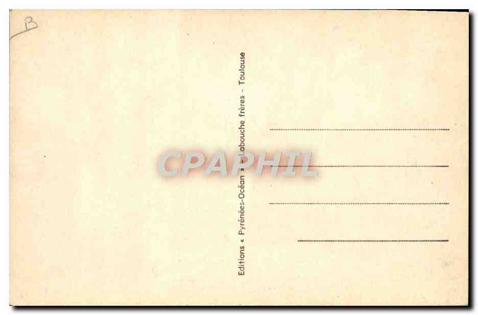 CPA Folklore Pyrenees Une noce Massatoise Mariage  — Verso