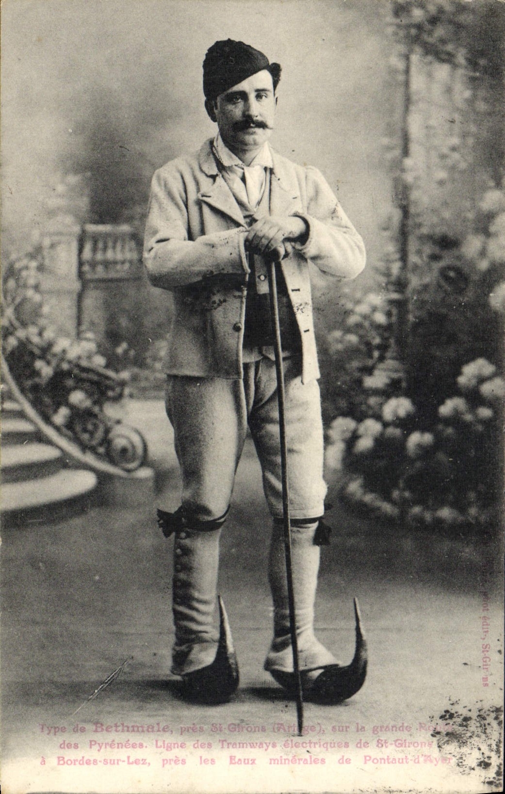 CPA Folklore Type de Bethmale pres St Girons 
