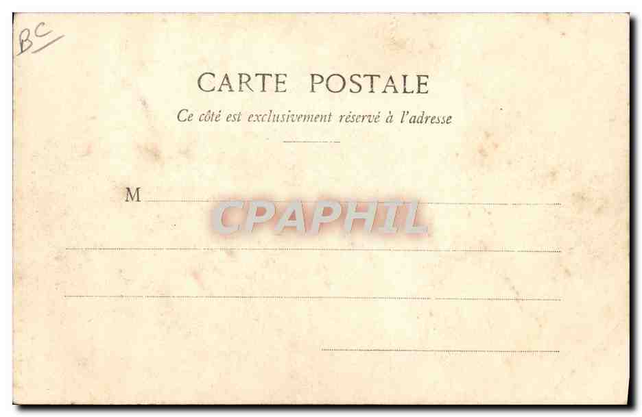 CPA Folklore Types Bethmalais Haute Ariege  — Verso