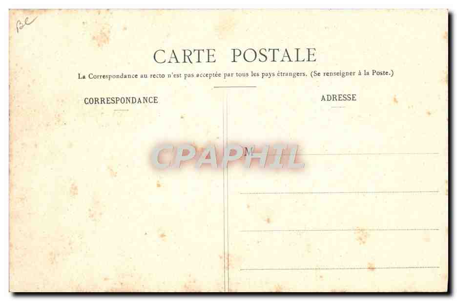 CPA Folklore Ariege Type de Massatoise  — Verso