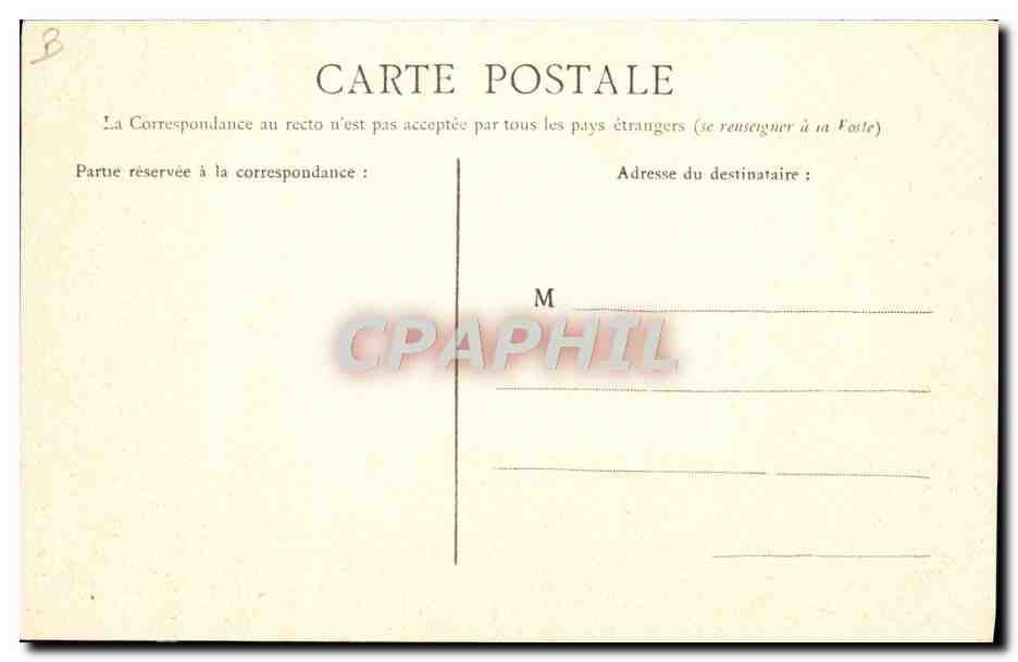 CPA Folklore Ariege Paysan ariegeois — Verso
