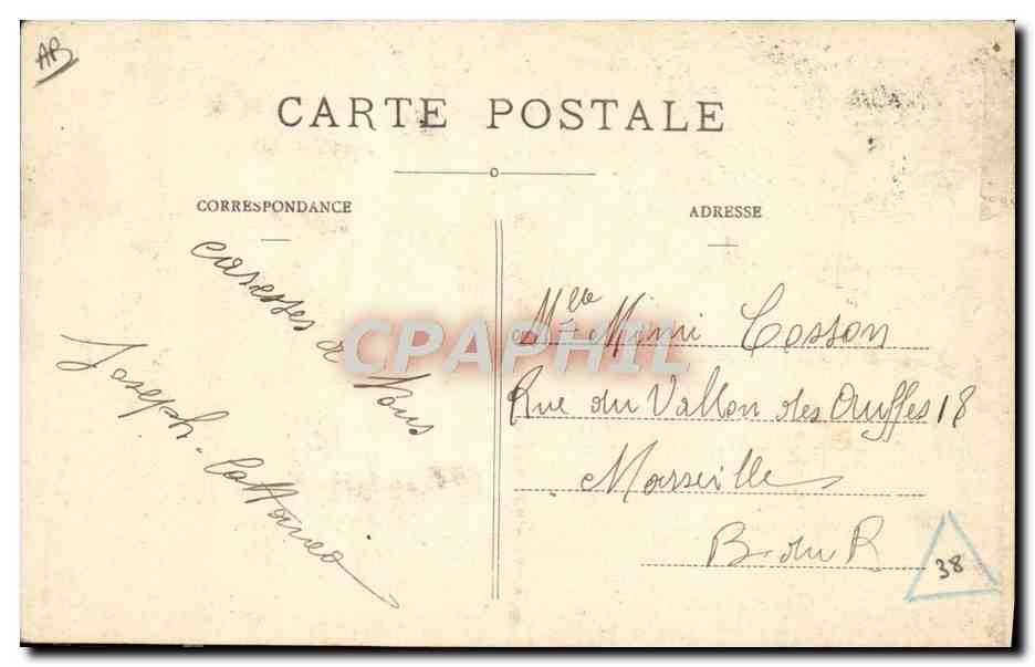 CPA Folklore Ariege Type de Bethmalaise pres Castillon  — Verso