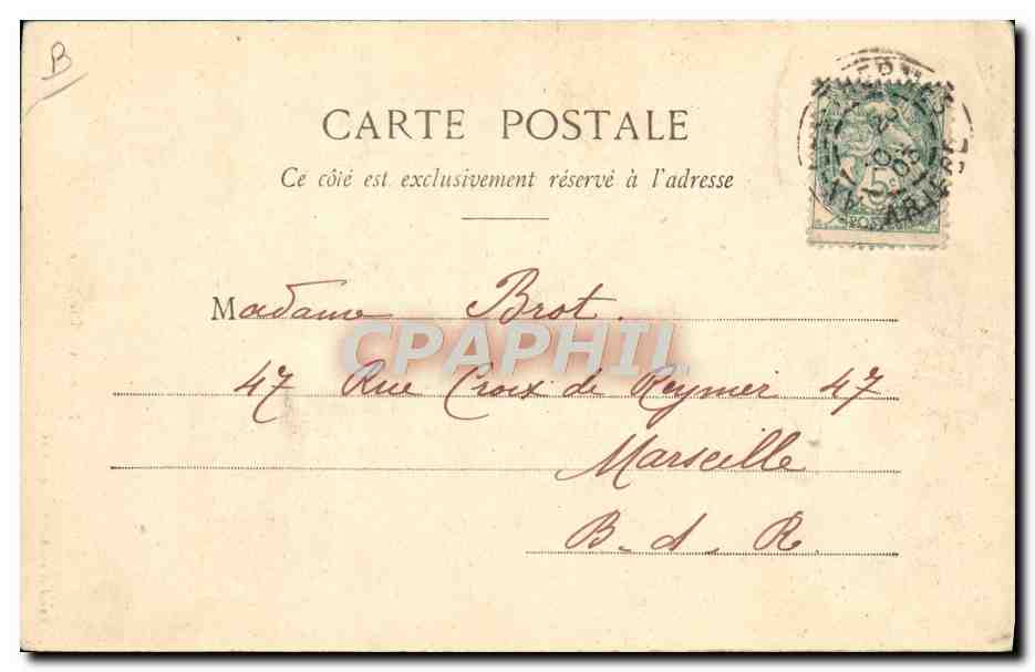 CPA Folklore Bethmalaise Haute Ariege  — Verso