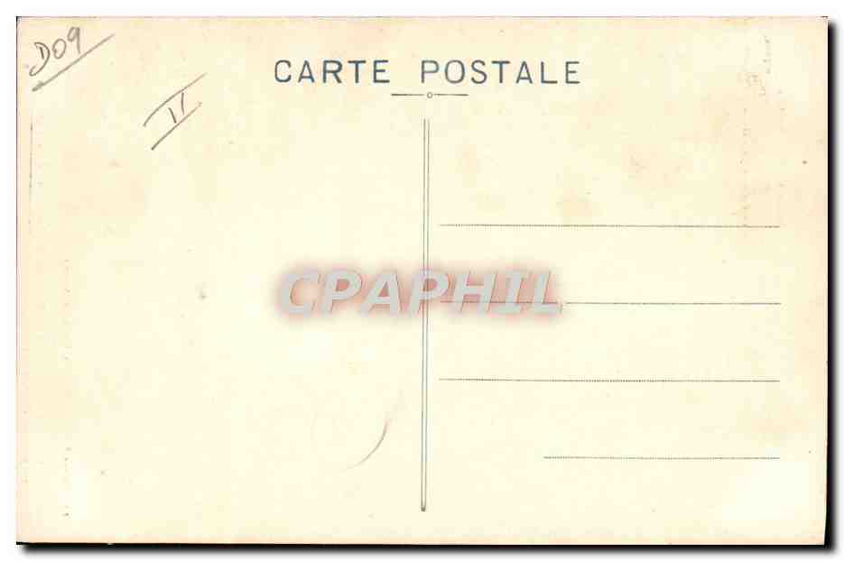 CPA Folklore Ariege Type de Bethmalaise pres Castillon et pres la station thermale de Pontaut d'Ayer les Eaux minerales — Verso