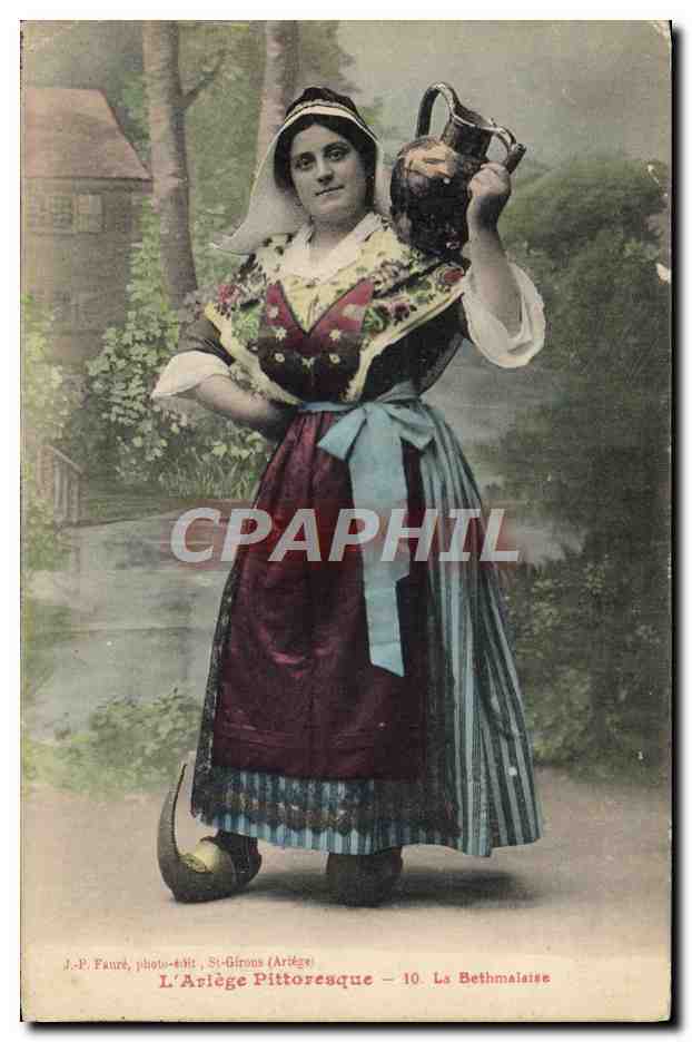 CPA Folklore Ariege La Bethmalaise 