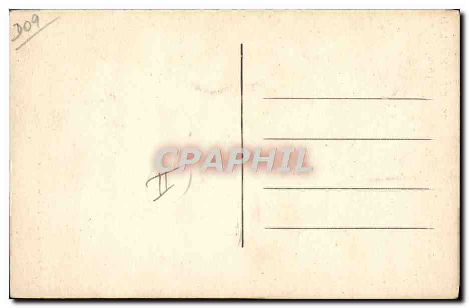 CPA Folklore Type Bethmalaise Ariege — Verso