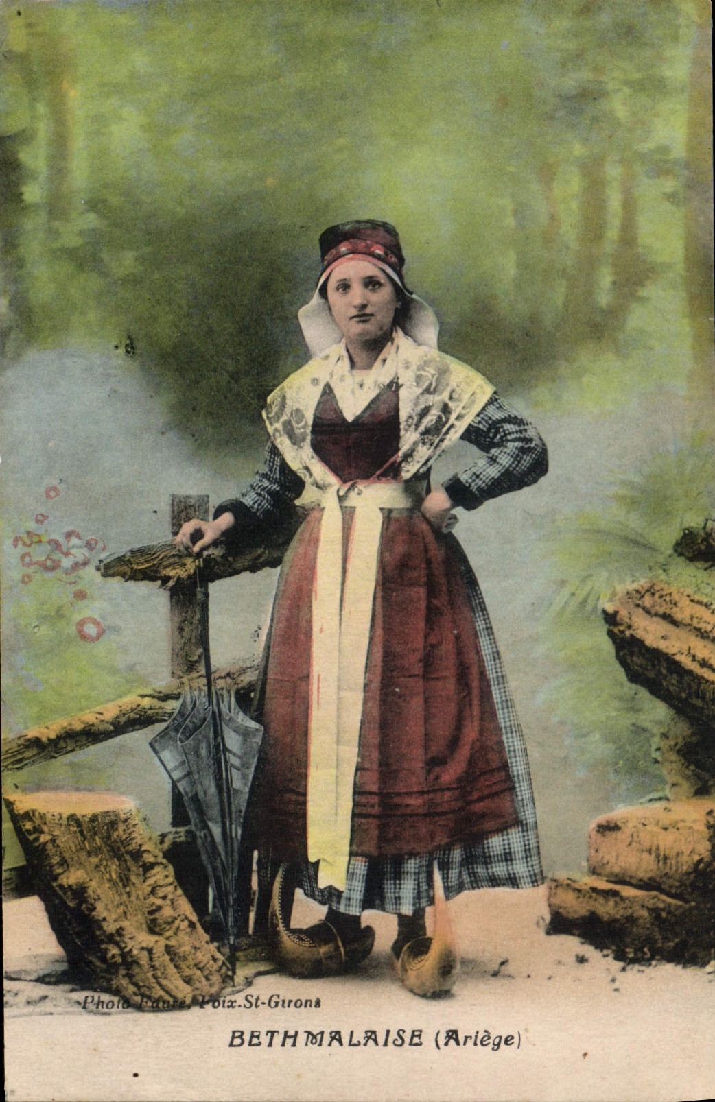 CPA Folklore Bethmalaise Ariege 