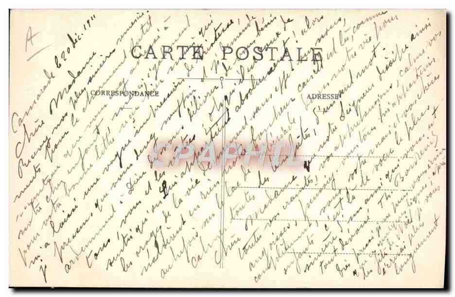CPA Folklore Ariege Type de Bethmalaise pres Castillon — Verso