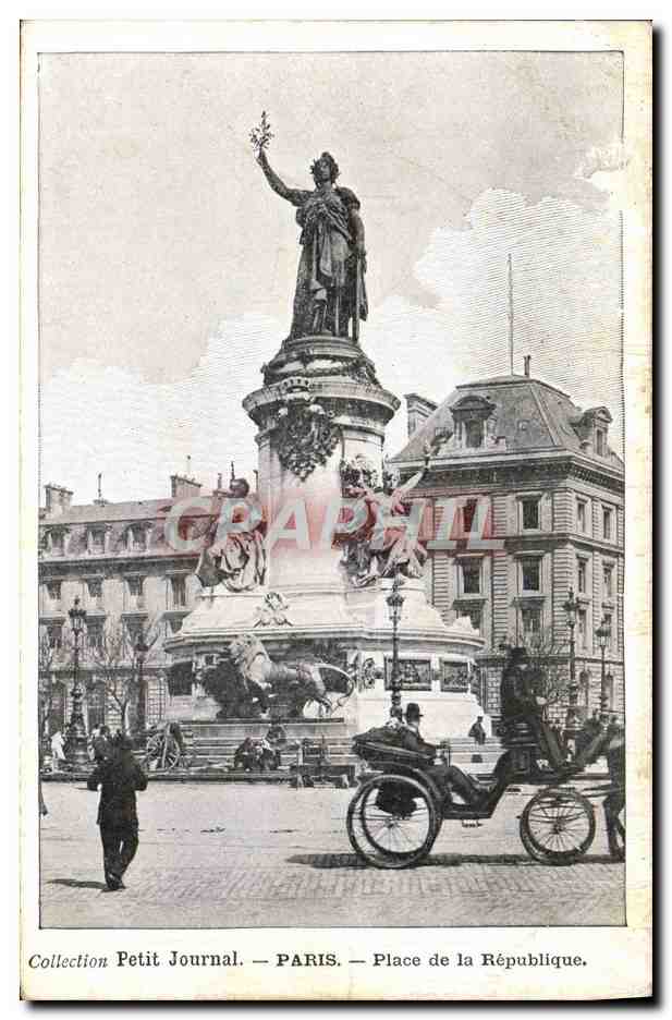 CPA Paris Place De La Republique