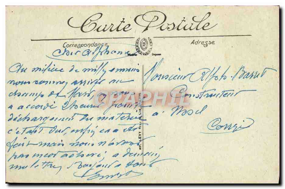 CPA Tout Paris La Rue Soufflot Et Le Pantheon — Rückseite