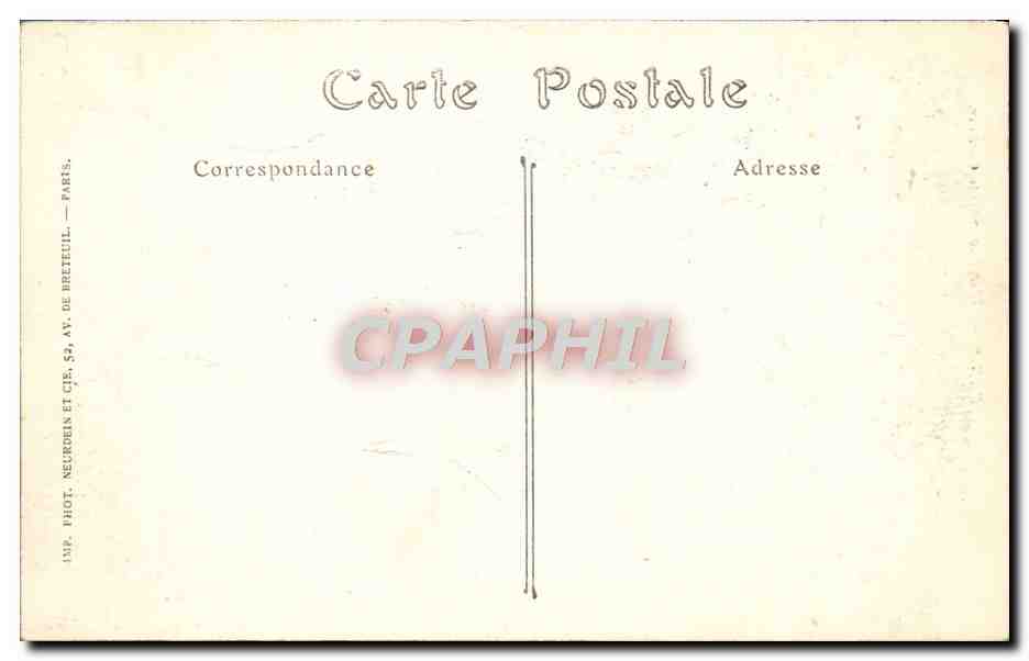 CPA Paris Eglise Sainte Clotilde — Rückseite