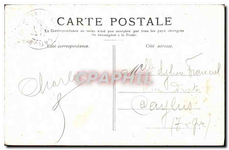 CPA Paris Le Pont Alexandre III — Rückseite