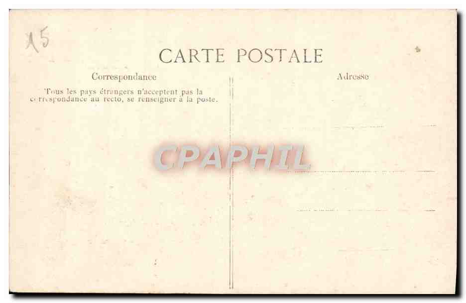 CPA Paris Quai Saint Michel Notre Dame — Verso