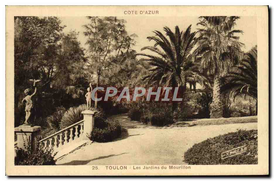 CPA Toulon Les Jardins Du Mourillon