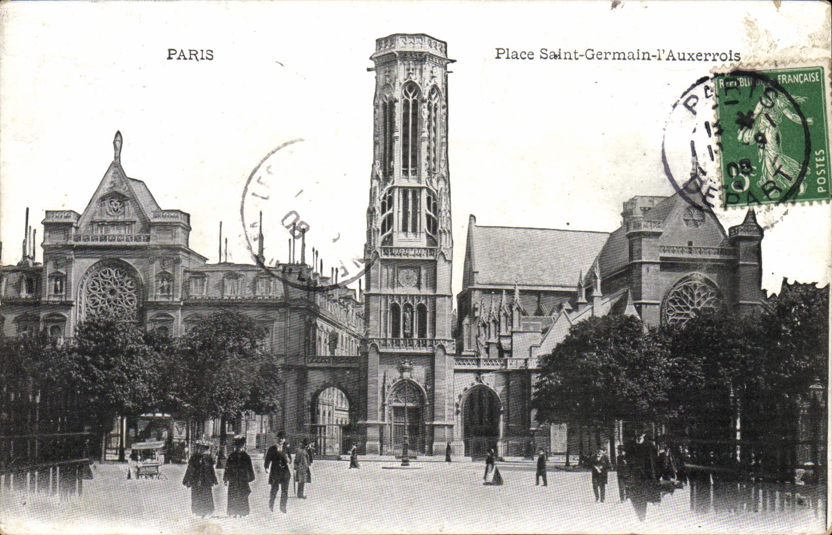CPA Paris Place Saint Germain l'Auxerrois