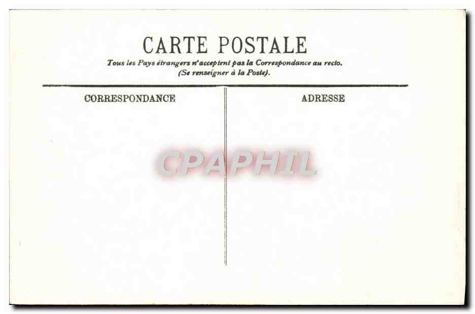 CPA Paris La Madeleine et la Place — Verso