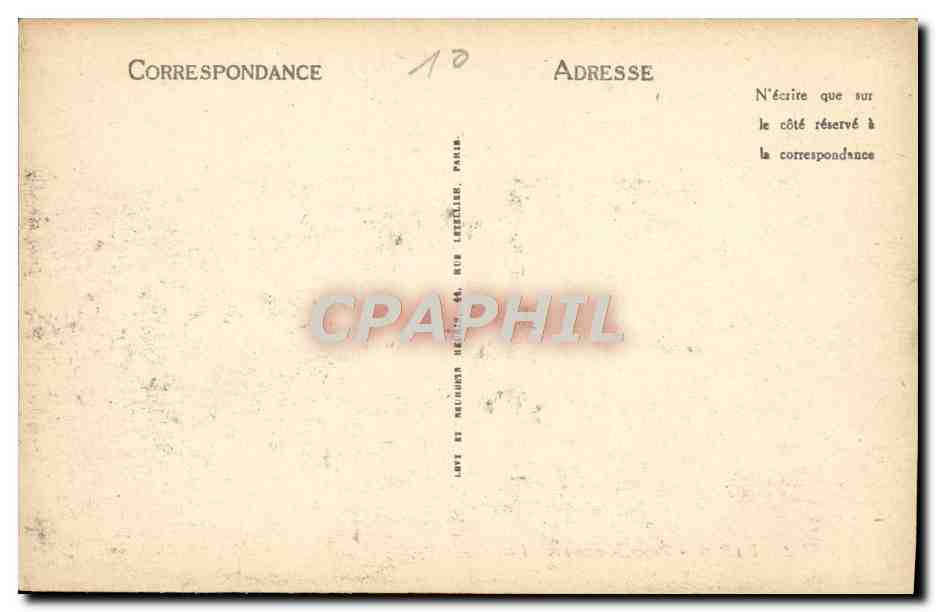 CPA Paris Place Vendome — Rückseite