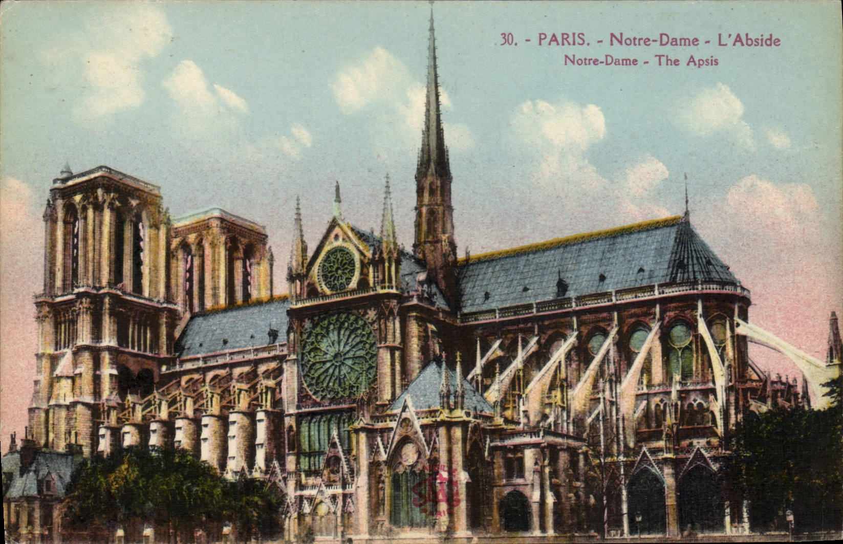 CPA Paris Notre Dame L'Abside