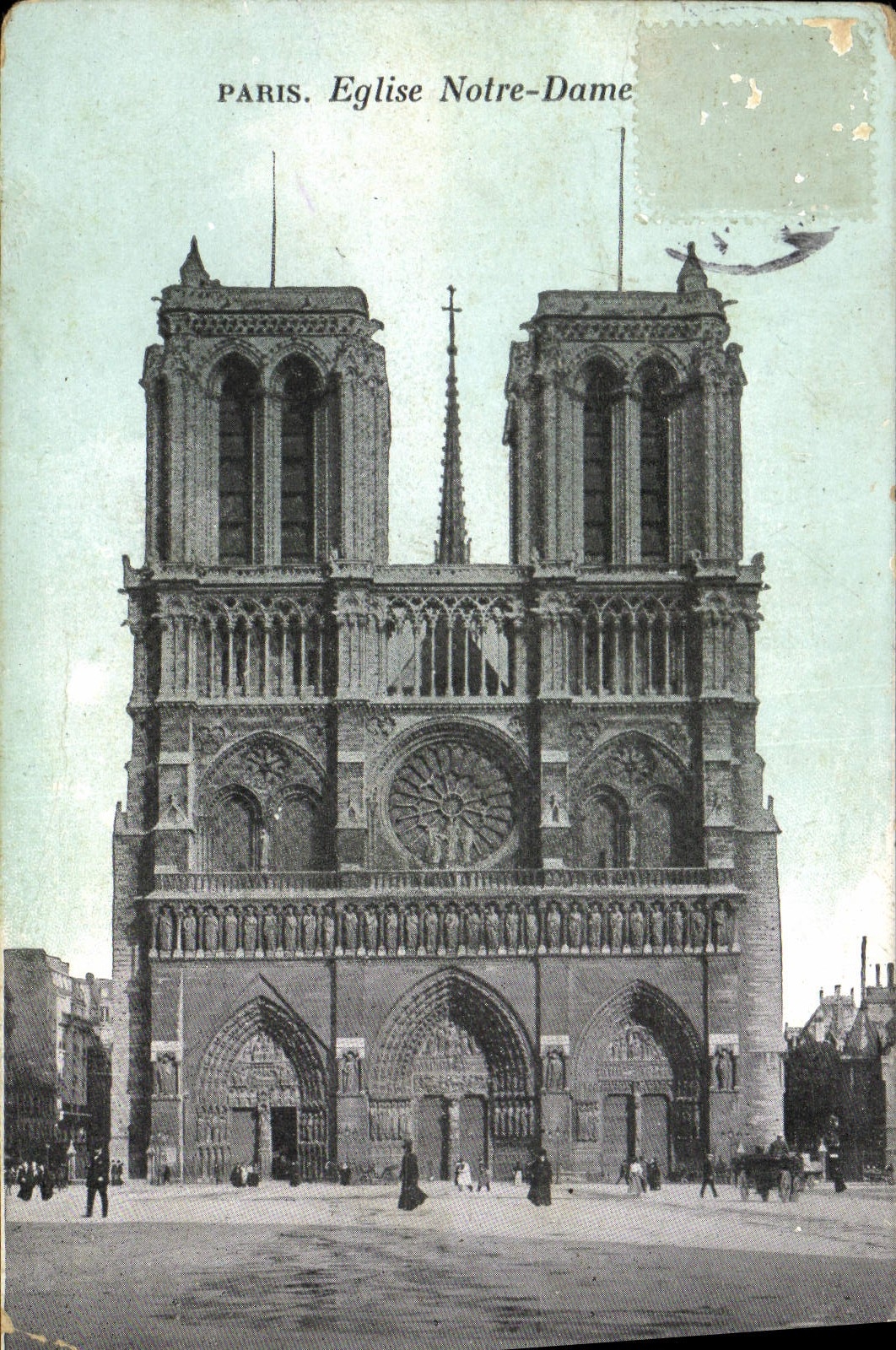 CPA Paris Eglise Notre Dame