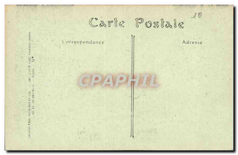 CPA Paris Le Nouveau Louvre — Verso