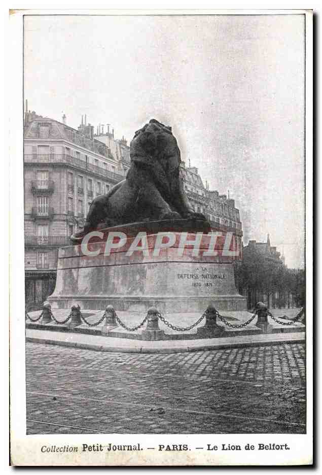 CPA Paris Le Lion de Belfort