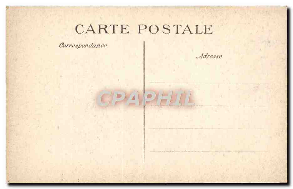 CPA Paris Hotel de Ville La science par Blanchard — Rückseite