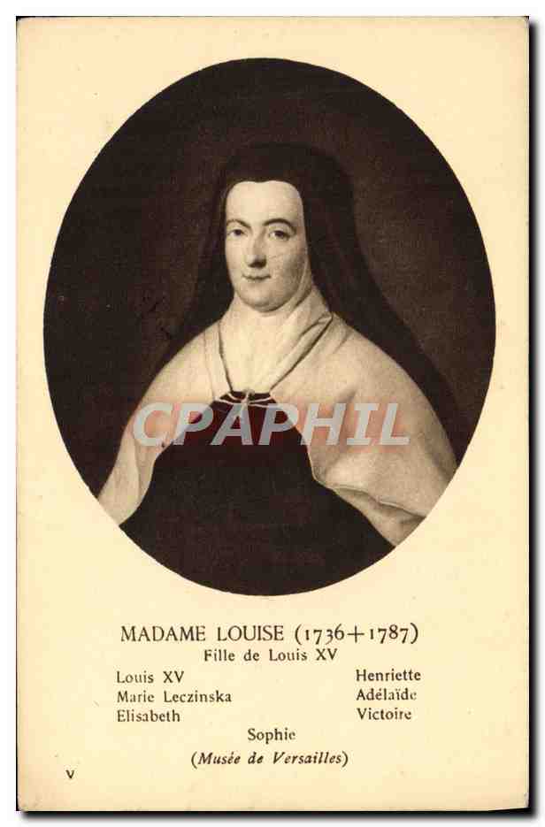 CPA Madame Louise Fille de louis XV Musee de Versailles