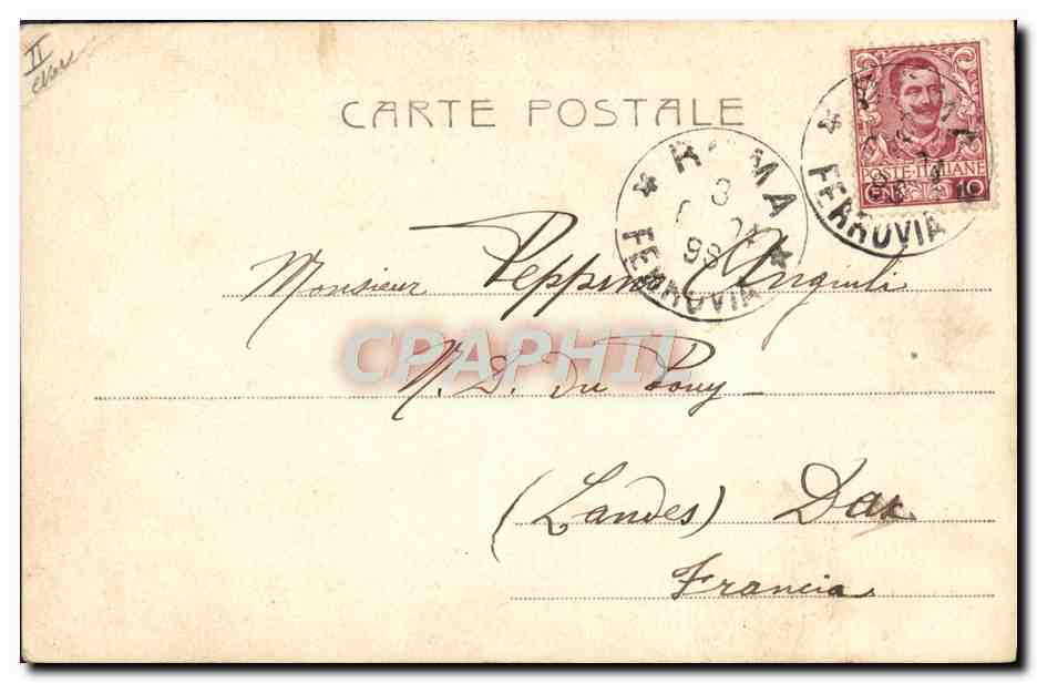 CPA Pape Les parents du Saint Pere SS Pie X Marguerite  — Rückseite
