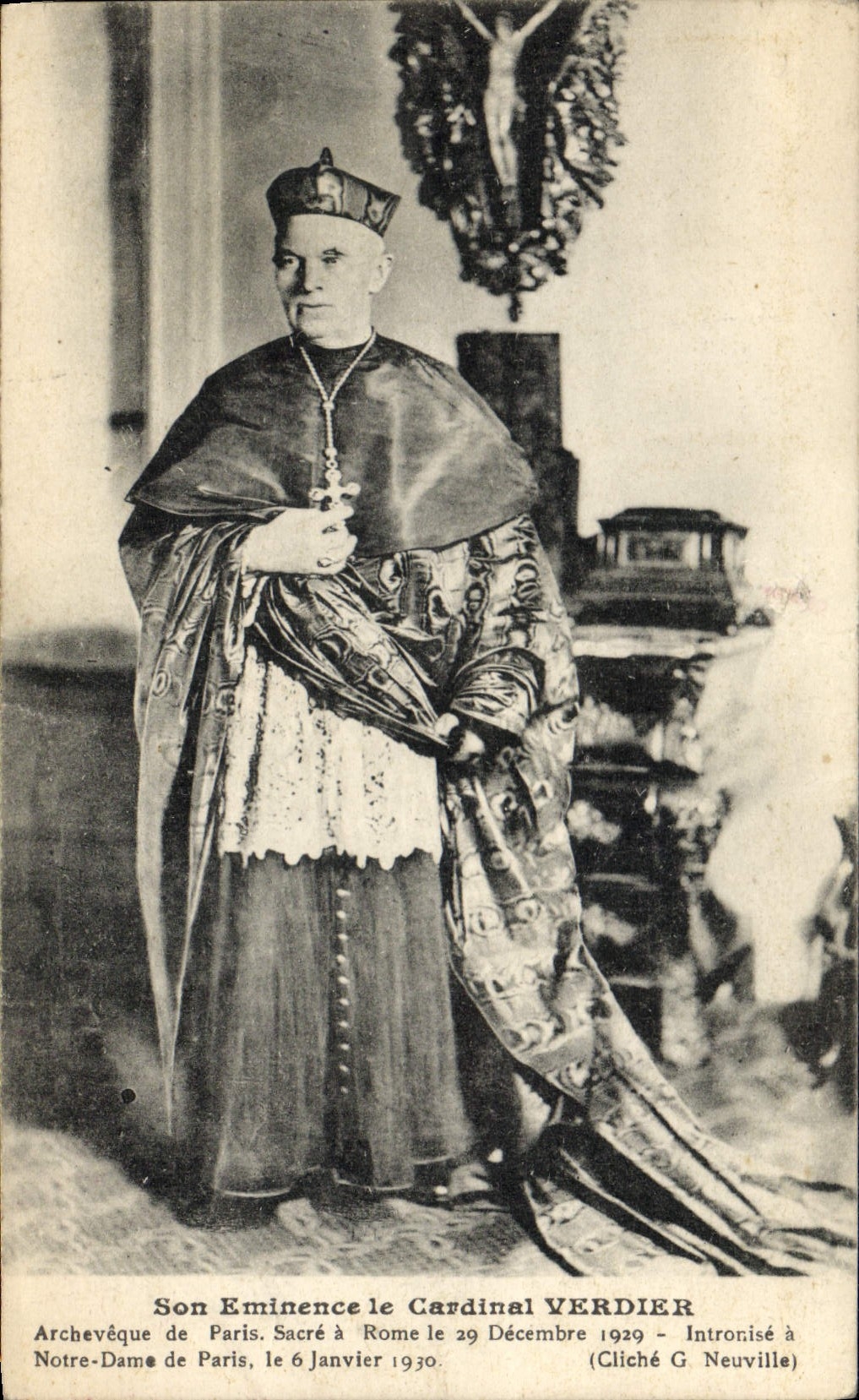 CPA Cardinal Verdier Archeveque de Paris 