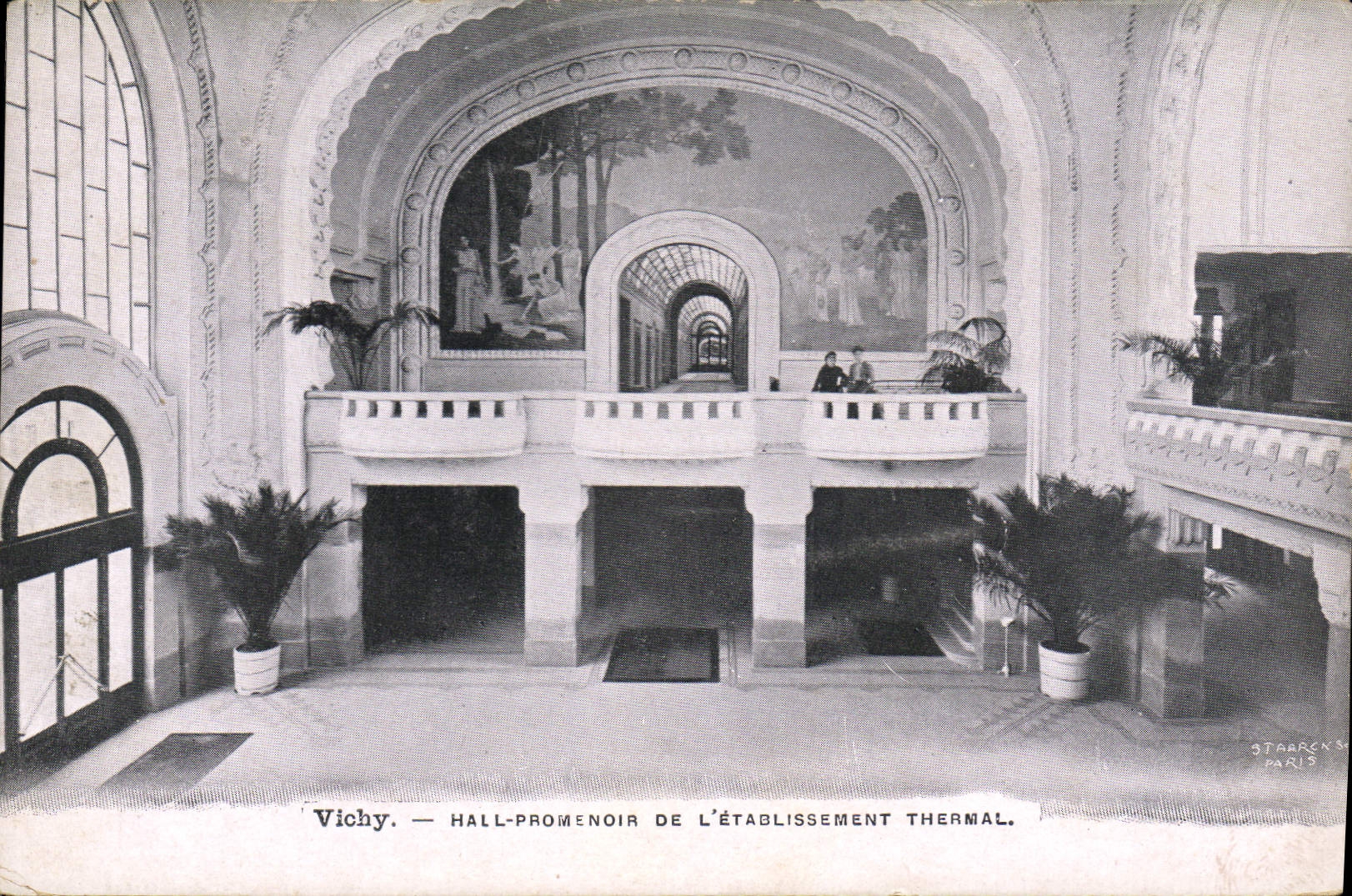 CPA Thermalisme Vichy Hall Promenoir De L'Etablissement Thermal