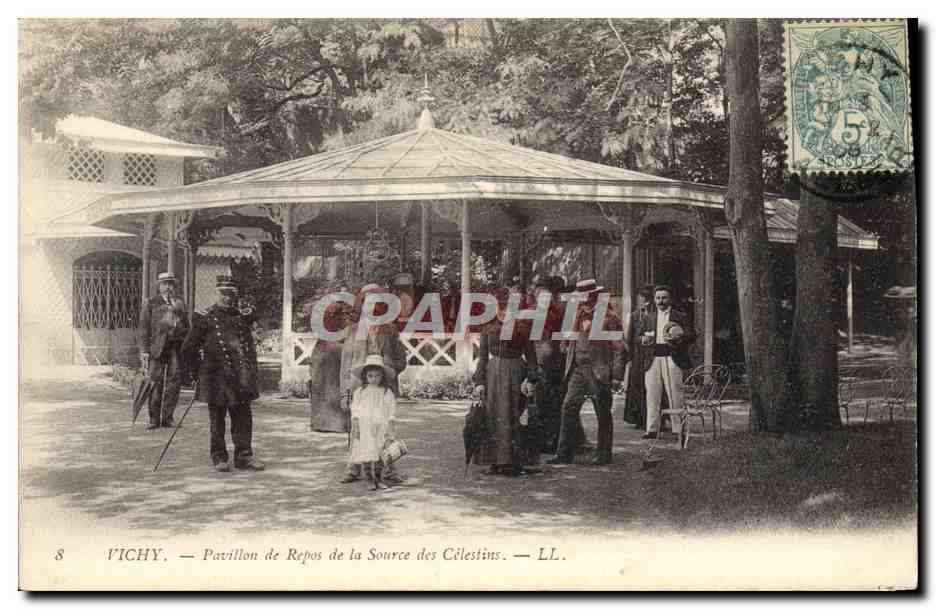 Vichy — Pavillon de Repos de la Source des Célestins — LL. n°8