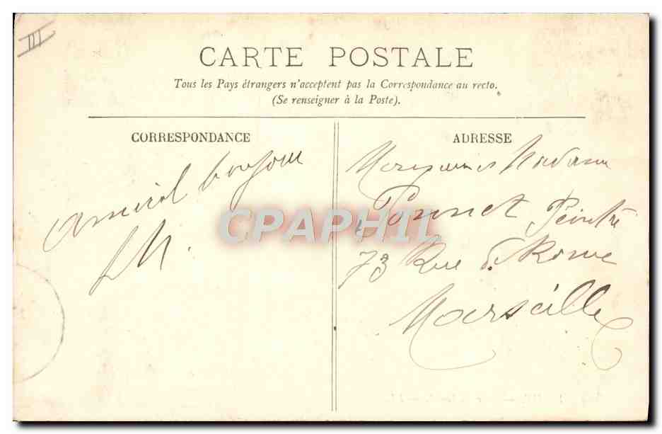 CPA Thermalisme Vichy Source Chomel — Rückseite